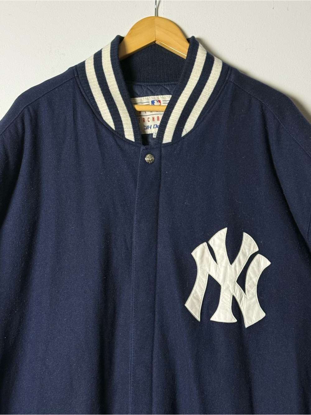 Vintage JH Design New York Yankees Wool Varsity Jacket 5XL Made in USA - Picture 2 of 13